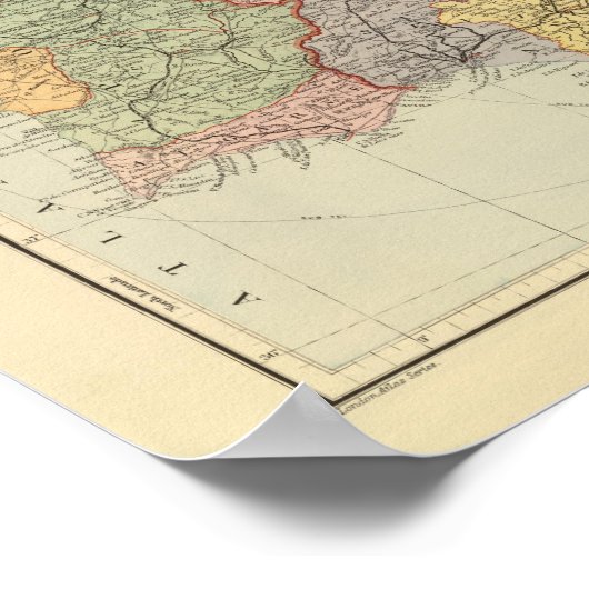 Spanje en Portugal 18 Poster (Hoek)