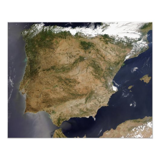 Spanje en Portugal 2 Foto Afdruk (Voorkant)