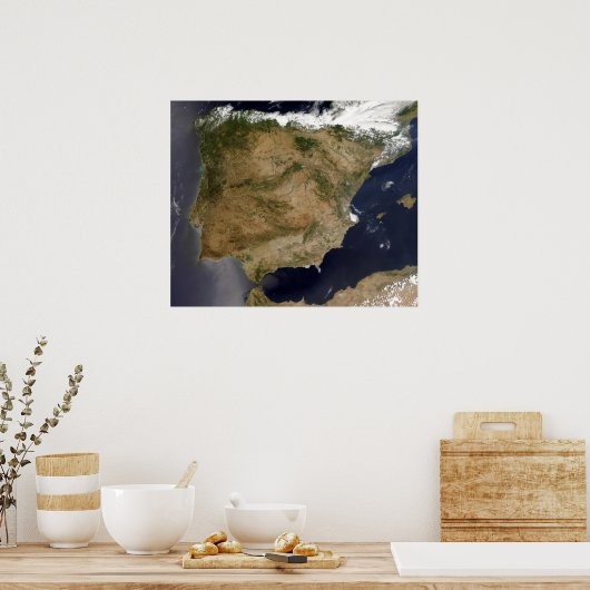 Spanje en Portugal 2 Poster (Keuken)