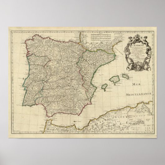 Spanje en Portugal 2 Poster (Voorkant)