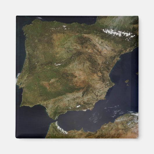 Spanje en Portugal 3 Magneet (Voorkant)