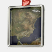 Spanje en Portugal 3 Metalen Ornament (Links)