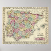 Spanje en Portugal 3 Poster (Voorkant)