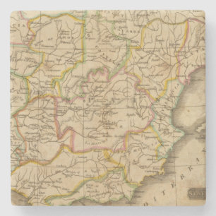 Spanje en Portugal 4 Stenen Onderzetter