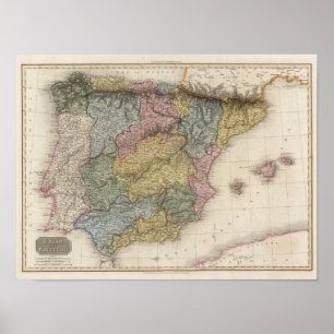 Spanje en Portugal 7 Poster