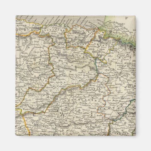 Spanje en Portugal 9 Magneet (Voorkant)