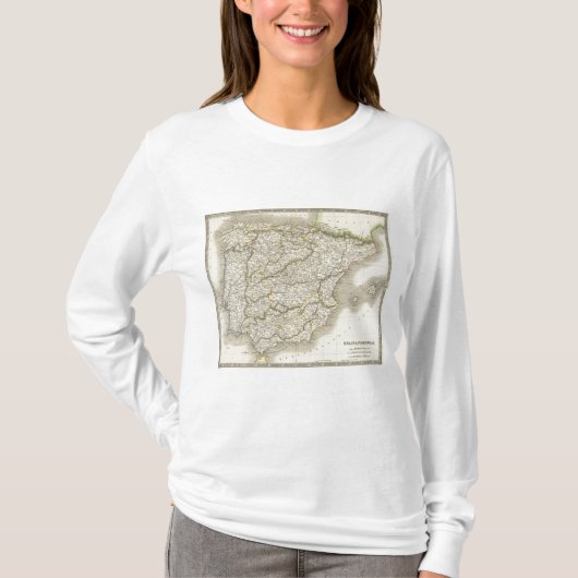 Spanje en Portugal 9 T-shirt (Voorkant)