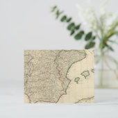 Spanje en Portugal Briefkaart (Staand voorkant)