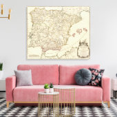 Spanje en Portugal Canvas Afdruk (Insitu (Woonkamer))