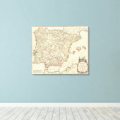 Spanje en Portugal Canvas Afdruk (Insitu (Houten vloer))