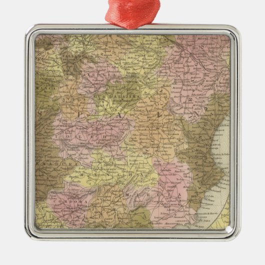 Spanje en Portugal Metalen Ornament (Voorkant)