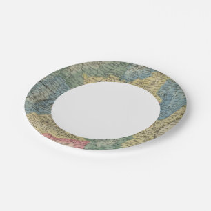 Spanje en Portugal Papieren Bordje