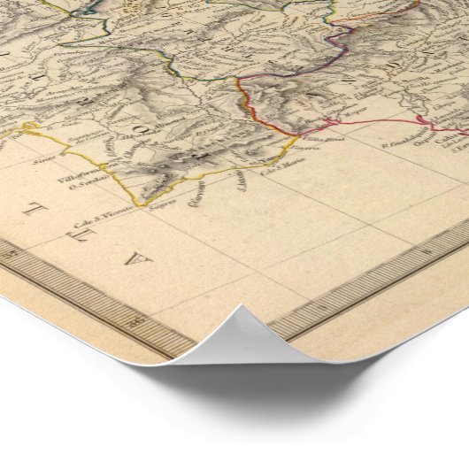 Spanje en Portugal Poster (Hoek)