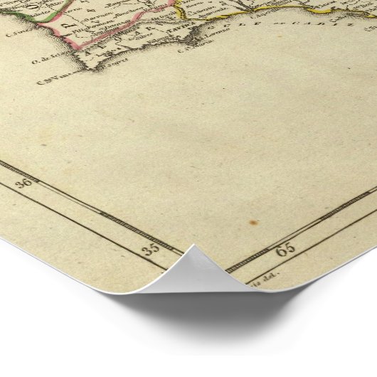 Spanje en Portugal Poster (Hoek)