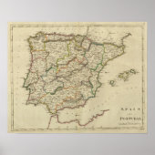 Spanje en Portugal Poster (Voorkant)