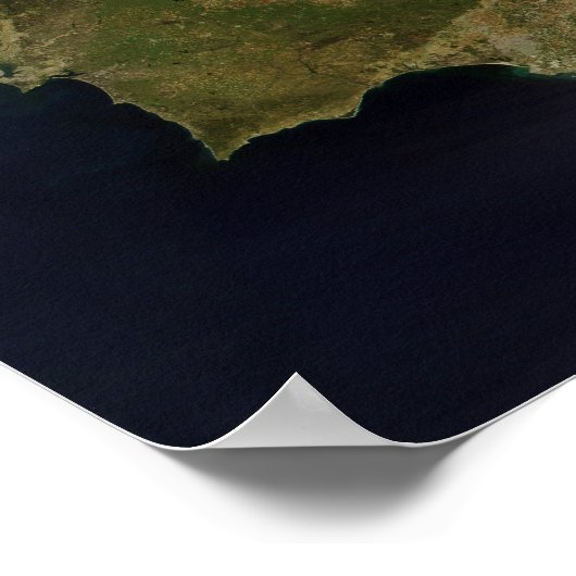 Spanje en Portugal Poster (Hoek)