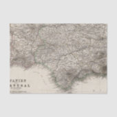 Spanje en Portugal, vier bladeren Tissuepapier (Voorkant)