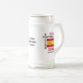 SPANJE ESPAÑA Football Voetbal Custom 2024 ELK JAA Bierpul (Voorkant rechts)