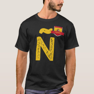 Spanje España Mens-vlagletter N Spanje España T-shirt