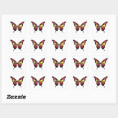Spanje Espana Swallowtail Vlinder Vlag Sticker (Vel)