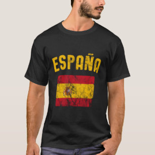 Spanje Espana Vlag noodlijdend T-shirt