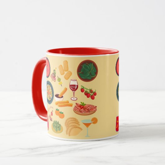 Spanje Eten Mok (Voorkant links)