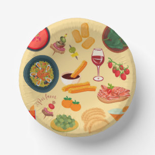 Spanje Eten Papieren Kommen