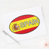 Spanje Euro Sticker (Envelop)