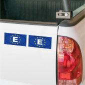 Spanje - Europese Unie ovaal Bumpersticker (Op Truck)