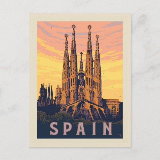 Spanje | Familia Sagrada Briefkaart (Voorkant)