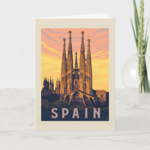 Spanje   Familia Sagrada Kaart