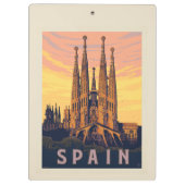 Spanje | Familia Sagrada Klembord (Achterkant)