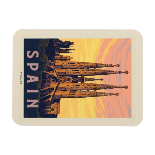 Spanje | Familia Sagrada Magneet (Horizontaal)