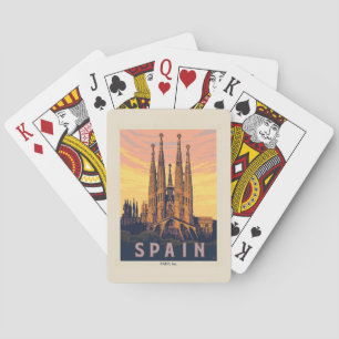 Spanje   Familia Sagrada Pokerkaarten