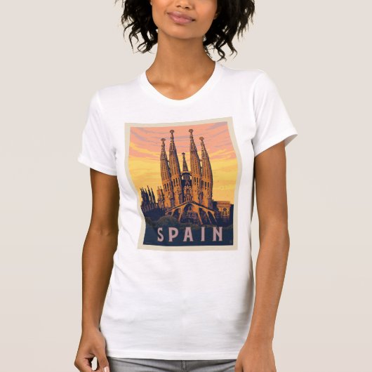 Spanje | Familia Sagrada T-shirt (Voorkant)
