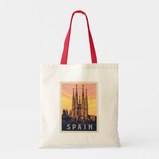 Spanje | Familia Sagrada Tote Bag (Achterkant)