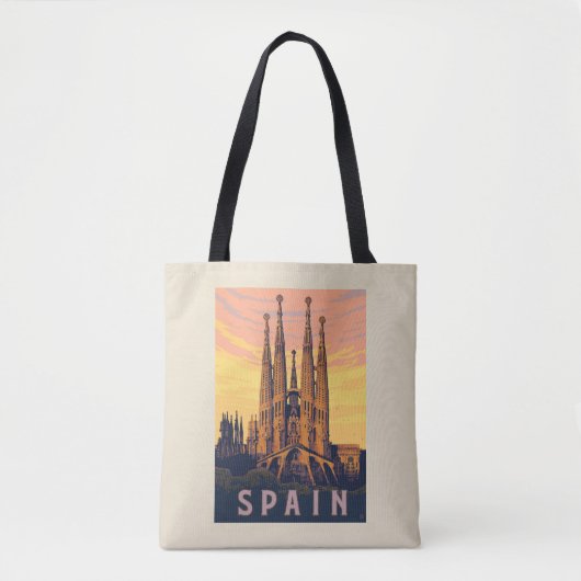 Spanje | Familia Sagrada Tote Bag (Voorkant)