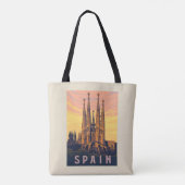 Spanje | Familia Sagrada Tote Bag (Achterkant)