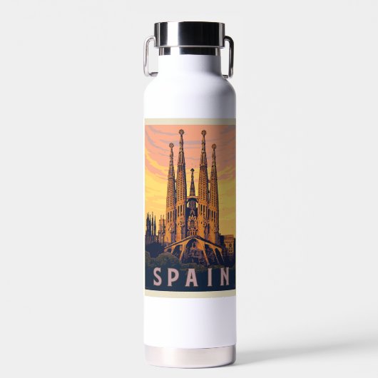 Spanje | Familia Sagrada Waterfles (Voorkant)