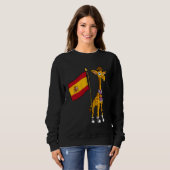 Spanje Fan Spanje Giraffe Trui (Voorkant volledig)