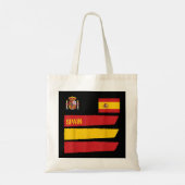 Spanje Flag Espana Football Soccer Fan Mannen Wome Tote Bag (Achterkant)