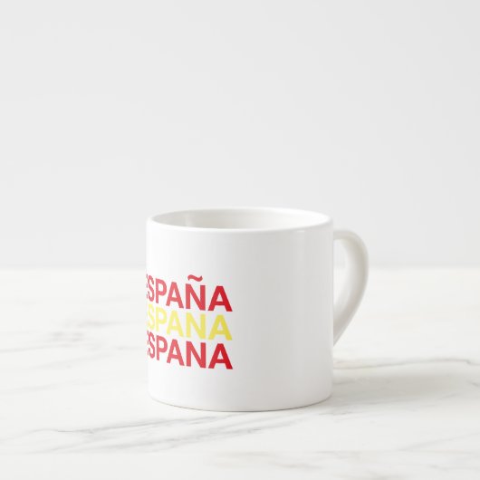 SPANJE Flag Espresso Kop (Voorkant rechts)