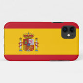 Spanje Flag iphone 5 hoesje (Achterkant (horizontaal))
