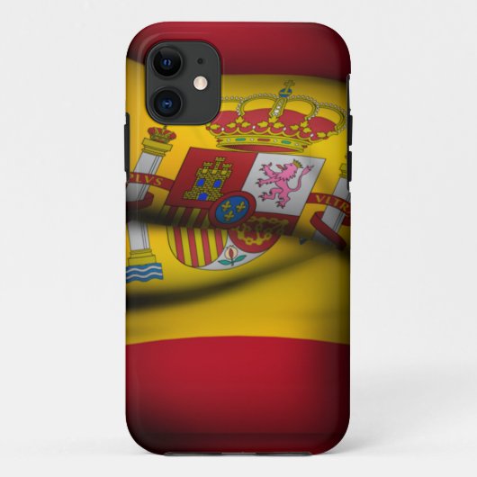 Spanje Flag Iphone 5 Hoesje-Mate Hoesje (Achterkant)