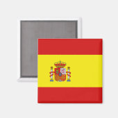 Spanje Flag Magnet (Voorkant / Achterkant)