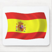 Spanje Flag Mousepad Muismat (Voorkant)