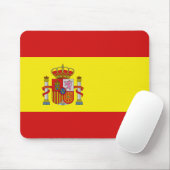 Spanje Flag Mousepad Muismat (Met muis)