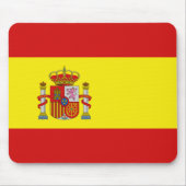 Spanje Flag Mousepad Muismat (Voorkant)