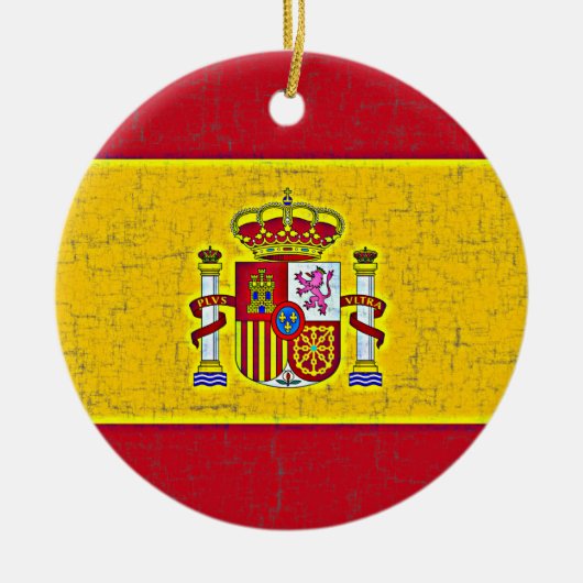 SPANJE FLAG Ornament (Voorkant)