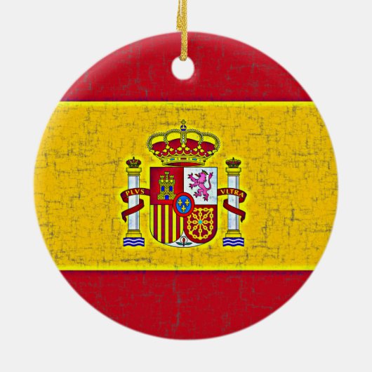 SPANJE FLAG Ornament (Achterkant)